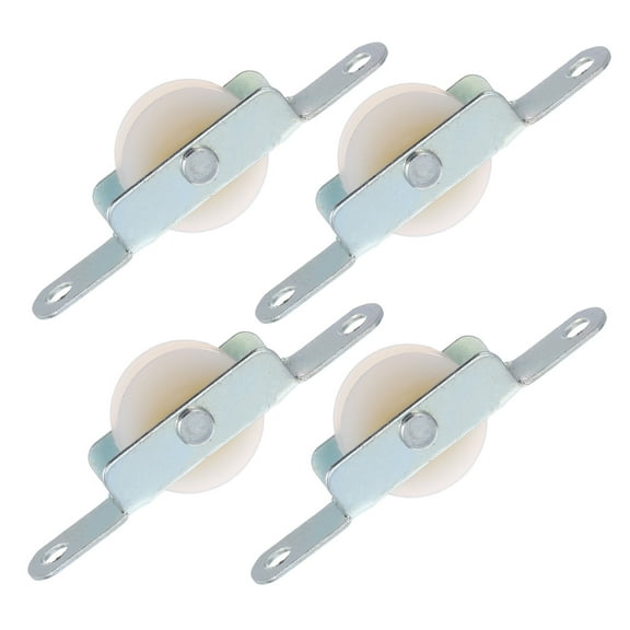 Beaupretty 4Pack Patio Umbrella Parts Slide Door Pulley Replacement Kit Durable Plastic Steel