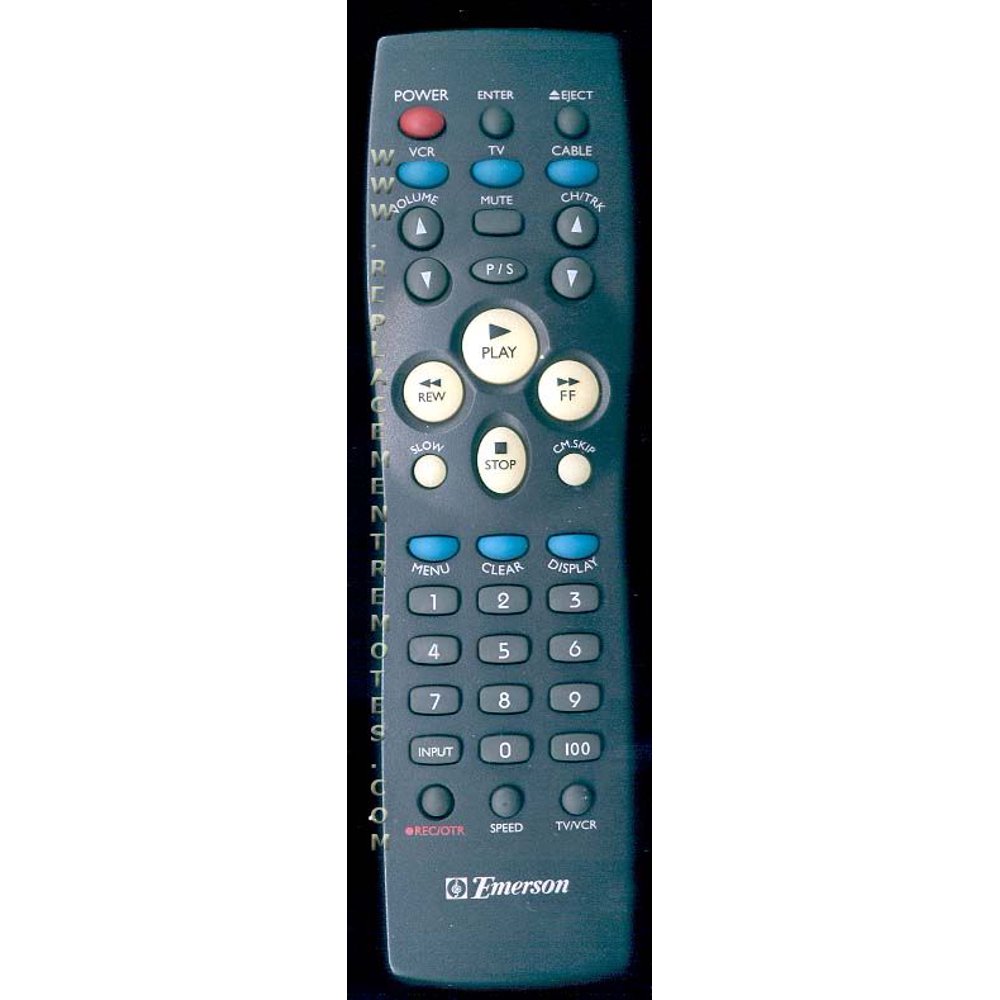 EMERSON 97P04765 (p/n 97P04765) VCR Remote Control (refurbished