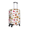 thumbnail image 3 of Balery Luggage Cover Fast Food Print Suitcase Covers for Luggage Elastic Washable Suitcase Protector Fits 18-32 Inch Luggage-Large, 3 of 9