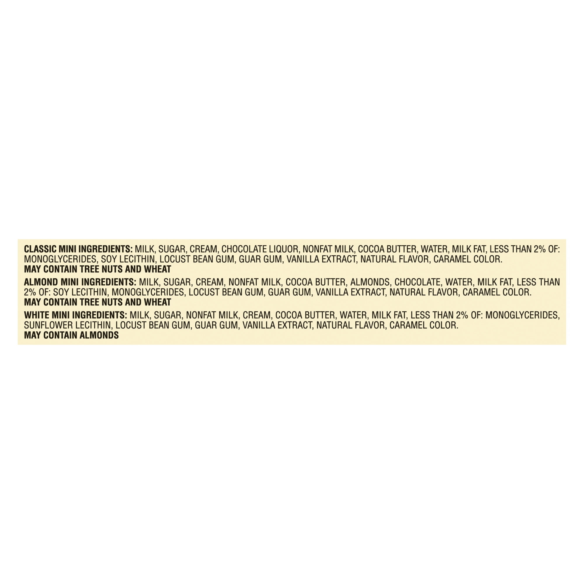 Magnum Mini Creamy Ice Cream Bars Classic Almond White Kosher Milk, 6 Count