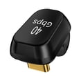 thumbnail image 1 of Sidaley Adaptador de teléfono móvil tipo C a profesional en forma de U 8K 60Hz 5A 40Gbps accesorios convertidores de ordenador Teléfono y Comunicación USB 4.0 Oro, 1 of 6