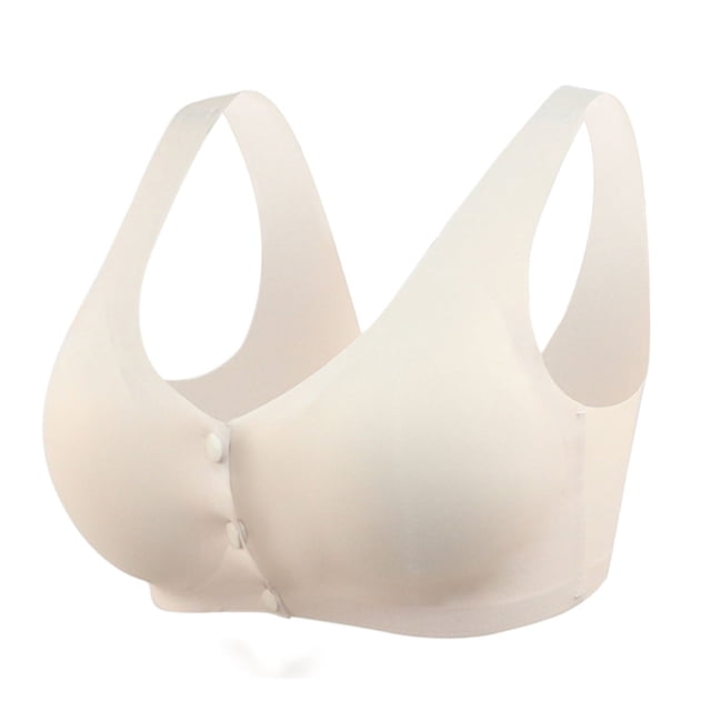 Yoga Bra Women's Adjustable Sports Front Closure Extra-Elastic Breathable Lace Trim Bra