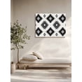 thumbnail image 5 of Black Aztec Wall Art for Living Room,Canvas Picture Wall Decor for Bathroom Bedroom,Ethnic Southwest Boho Farmhouse Aesthetic Painting Artwork for Office Kitchen Hallway Dining Room Decor 24"x32", 5 of 8