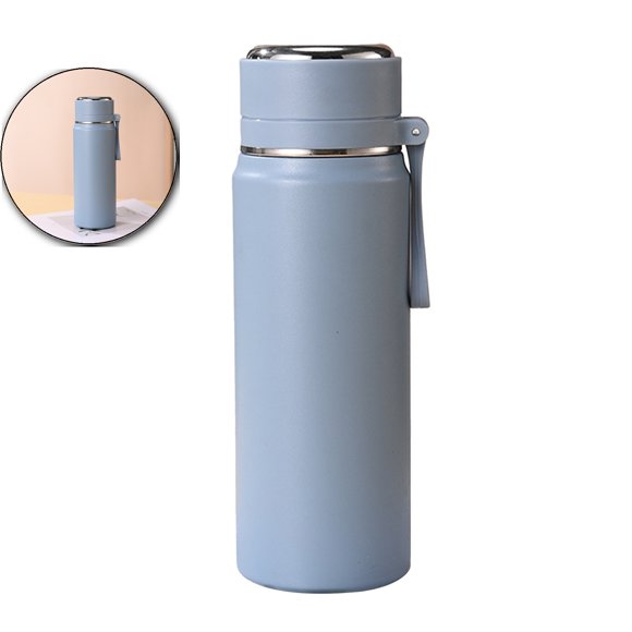 Dvruxg Stainless Steel Water Bottle,Travel Stainless Steel Water Bottle, Metal Water Bottle, Leak Proof, Keeps Drink Cold and Hot