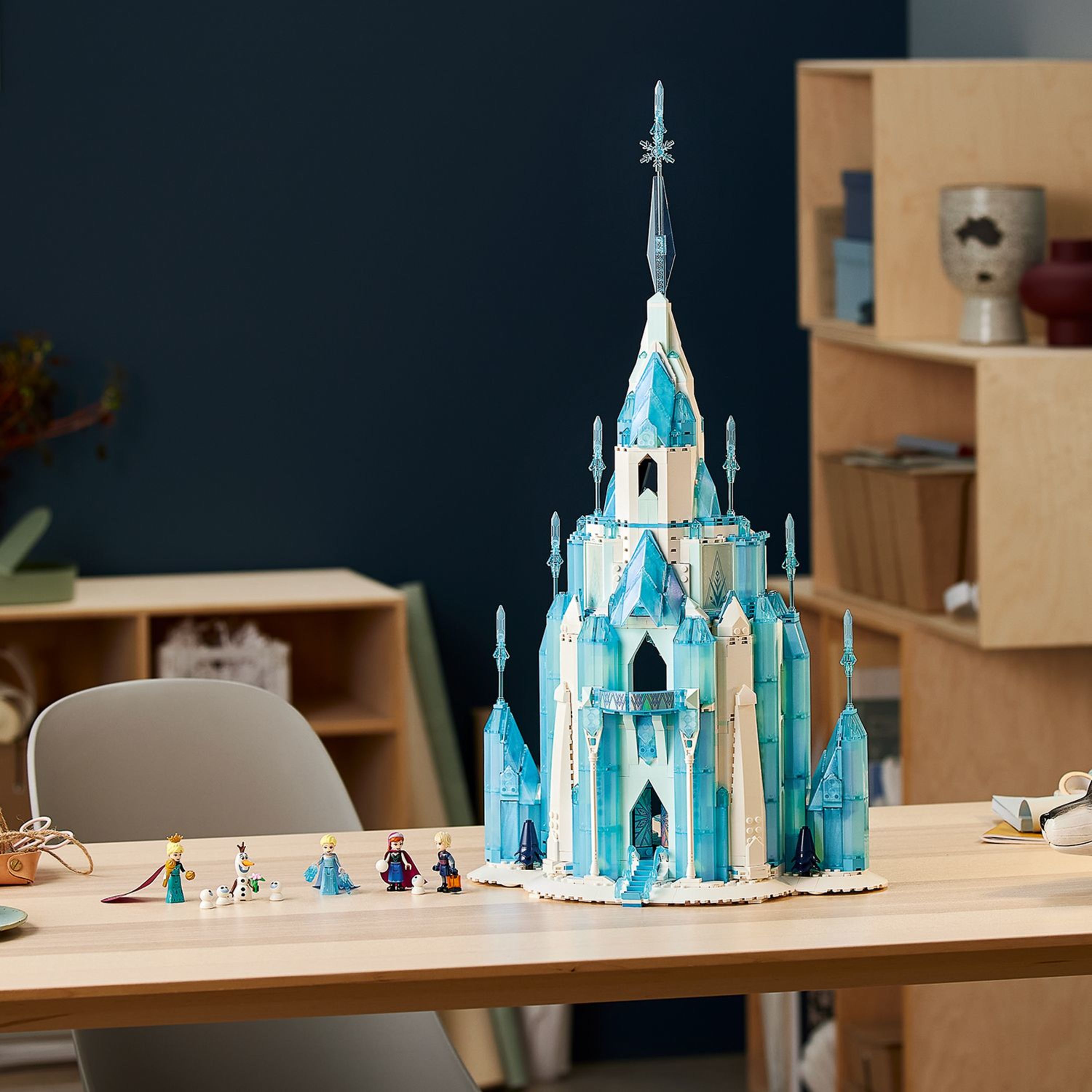 LEGO Disney Princess The Ice Castle Building Toy 43197, with Frozen Anna and Elsa Mini Doll Figures and Olaf Figure, Disney Castle Kit to Build, Disney Gift Idea, Castle Toy for Kids Age 6+ Years Old - image 4 of 8