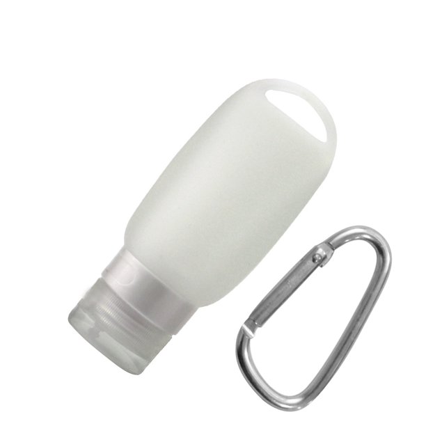 1 Uds botellas de cosméticos de viaje Gel de sílice Mini contenedor vacío Gel de ducha para el cuidado de la piel tarros de champú Almacenamiento y organización del hogar Transparente 40ml Yuarrent HA002266-01