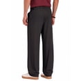 thumbnail image 3 of RICHCOIN Men's Pants Elastic Waist Drawstring Casual Trouser Lightweight Straight-Legs Loose Beach Pants with Pockets, 3 of 7