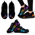 thumbnail image 1 of Zapatillas deportivas de moda con diseño de doodle de ic, zapatos negros con estampado de enfermera, zapatos planos con cordones para mujer, zapatos médicos, 1 of 6