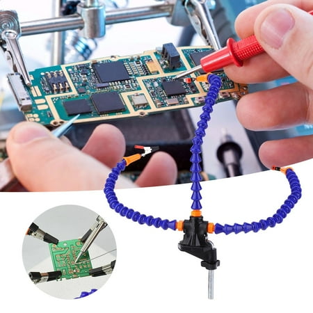 

Flexible Arms Soldering Holder PCB Holder Desk Clamp Practical For Circuit Board Repairing And Fixing For Soldering Iron Bracket