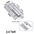 thumbnail image 4 of Charnière Détachable Joint Coulissant Drapeau Relevable Porte Détachable Acier Inoxydable, 4 of 9