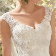 thumbnail image 4 of Vestido de novia con hombros descubiertos y cola de sirena para mujer, 4 of 6