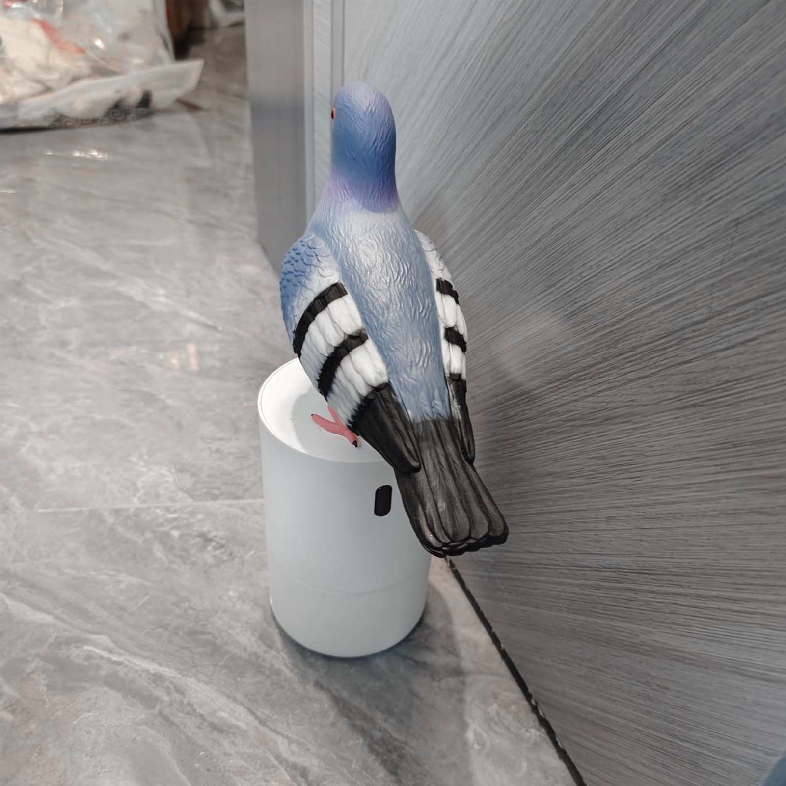 Rupoun Automatic Foaming Hand Soap Dispenser Touchless Blue Bird Induction Refillable ABS Washer for Kitchen Bathroom