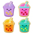 thumbnail image 6 of Mighty Gadget Smiley Boba Cookie Cutter & Stamp - 4x2.8" Fun Beverage Shape for Party Treats (Random Color), 6 of 6
