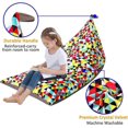 thumbnail image 5 of KAIYANG Sillón puf con almacenamiento de animales de peluche, juguete para niños, sillón puf con almacenamiento extragrande, estilo asiento 1, TAMAÑO 3, 5 of 5