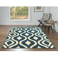 thumbnail image 2 of Linon Home Decor Claremont Area Rug Collection, Blue and Ivory, 2' x 3', 2 of 3