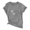 thumbnail image 4 of Blusa de manga corta con cuello redondo y estampado de tallas grandes para mujer OAVQHLG3B Store  lin121212, 4 of 4