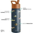 thumbnail image 2 of Simple Modern Summit BPA Free Wide Mouth 18 oz Stainless Steel Water Bottle with Straw Lid, 2 of 3