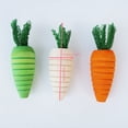thumbnail image 3 of Parrot Chew Toy Carrot Wooden Bird Cage Toy Parrot Beak Toy for Rabbit Hamster, 3 of 10