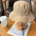 thumbnail image 2 of HOMEIORA Waterproof Bucket Rain Hat with Chin Strap Quick Dry Packable Boonie Sun Hat Safari Hat UV Protection - Khaki, 1 Pack, 2 of 5