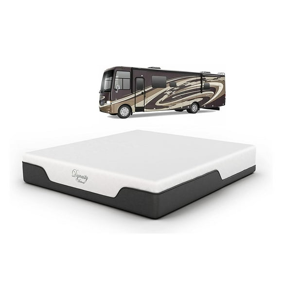 DynastyMattress 10-Inch CoolBreeze Gel Memory Foam RV Mattress Bed for RV, Camper, Trailer - RV Queen Size, USA Made