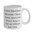 thumbnail image 2 of Crane Operator. Because Classy Sassy and a Bit. Crane operator 15oz Mug, Beautiful Crane operator Gifts, Cup For Coworkers, Gifts for crane operators, Unique gifts for crane operators,, 2 of 2