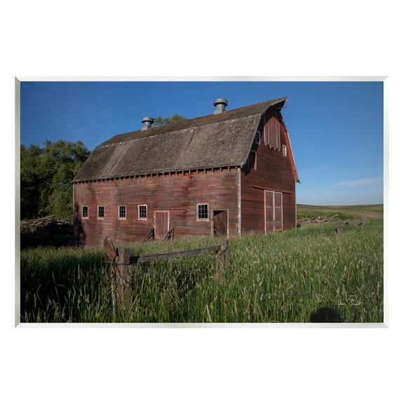 Stupell Industries Rural Barn Photography Nature Photography Unframed Art Print Wall Art, 15 x 10