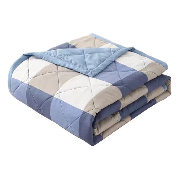 ZPAQI Cooling Blankets Cool Fiber Quilt, Soft Touch Comfort for Sweaty Nights