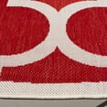 thumbnail image 3 of Safavieh Courtyard Becky Geometric Indoor/Outdoor Area Rug, Red, 6'7" x 6'7" Round, 3 of 9