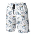 thumbnail image 5 of Naloa Music Shark Men's Beach Shorts, Surfing shorts, Swim trunks, Quick Dry Swim Trunks for Surfing Beach Fun - Medium, 5 of 9