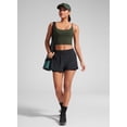 thumbnail image 4 of CRZ YOGA Butterlift Padded Workout Longline Sports Bras for Women U Back Crop Tank Tops, 4 of 6