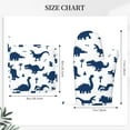 thumbnail image 4 of Kll Collection Of Cute Cartoon Dinosaurs Blue Silhouette Pattern Oven Gloves And Pot Holders Grill Gloves - Oven Gloves And Pot Holders, Non-Slip Cooking Gloves With Recycled Pads, 4 of 9