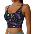 thumbnail image 2 of Fuzoiu Colorful Vintage Cactuses Print Women's Sports Vest,U-Back Sports Tank,Gym Vests,Athletic Sleeveless Shirts,Exercise Undershirts,Yoga, Gym, and Dance Wear-Large, 2 of 8