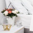 thumbnail image 3 of All the Rages LT1062-MGD Elegant Designs Glass Crystal Ball Table Lamp, Matte Gold, 3 of 4