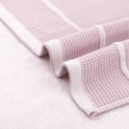 thumbnail image 4 of Unique Bargains Striped Decorative Hand Towel Set Cotton Face Towels Pink 4-Piece, 4 of 5