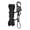 Black 4, variant on YIFAEUX 3Pcs/Set Rope Tensioner with Cord Carabiner Outdoor Backpacking Hiking Camping Guyline Cord Adjuster Aluminum Alloy Self-Locking Rope Tightener