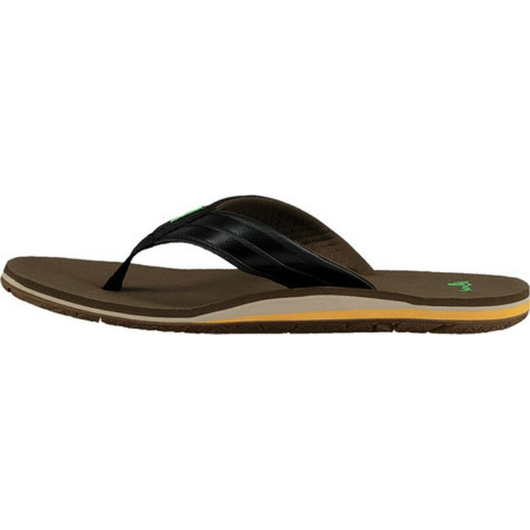 Men s Sanuk Land Shark Flip Flop Walmart