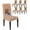 Sandybrown, variant on Dining Chair Covers Set of 4,Thanksgiving Pumpkin Fall Theme Universal Stretch Kitchen Seat Covers Parsons Chair Protector Slipcover for Home Restaurant Party Decor,Colorful Polka Dot on Black