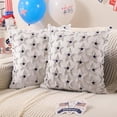 thumbnail image 6 of 250 Anniversary Usa 4Th Of July Independence Day Decorations Red, White Blue New Pillows for Living Room and Bedroom, Single Sided Printing,Pillow Cover Without Core，17.7*17.7Inch, 6 of 8