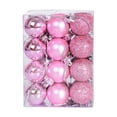 thumbnail image 3 of EGNMCR 24Pcs Christmas Balls Ornaments for Xmas Christmas Tree - Christmas Tree Decorations Hanging Ball for Holiday Wedding Party Decoration (Pink, 3CM), 3 of 6