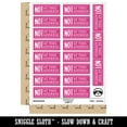 thumbnail image 2 of Not at This Address Letter Mail Sticker Set - Hot Pink - Matte Finish - 2.00" Large, 2 of 7