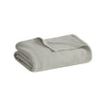 thumbnail image 7 of Home Essence Knit Freshspun Basketweave Cotton Blanket, 108x90, King, Grey, 7 of 7