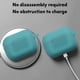 thumbnail image 4 of Caso de protección de la caja de silicona de los auriculares y la hebilla de anillo compatible con AirPods Pro 2, 4 of 6
