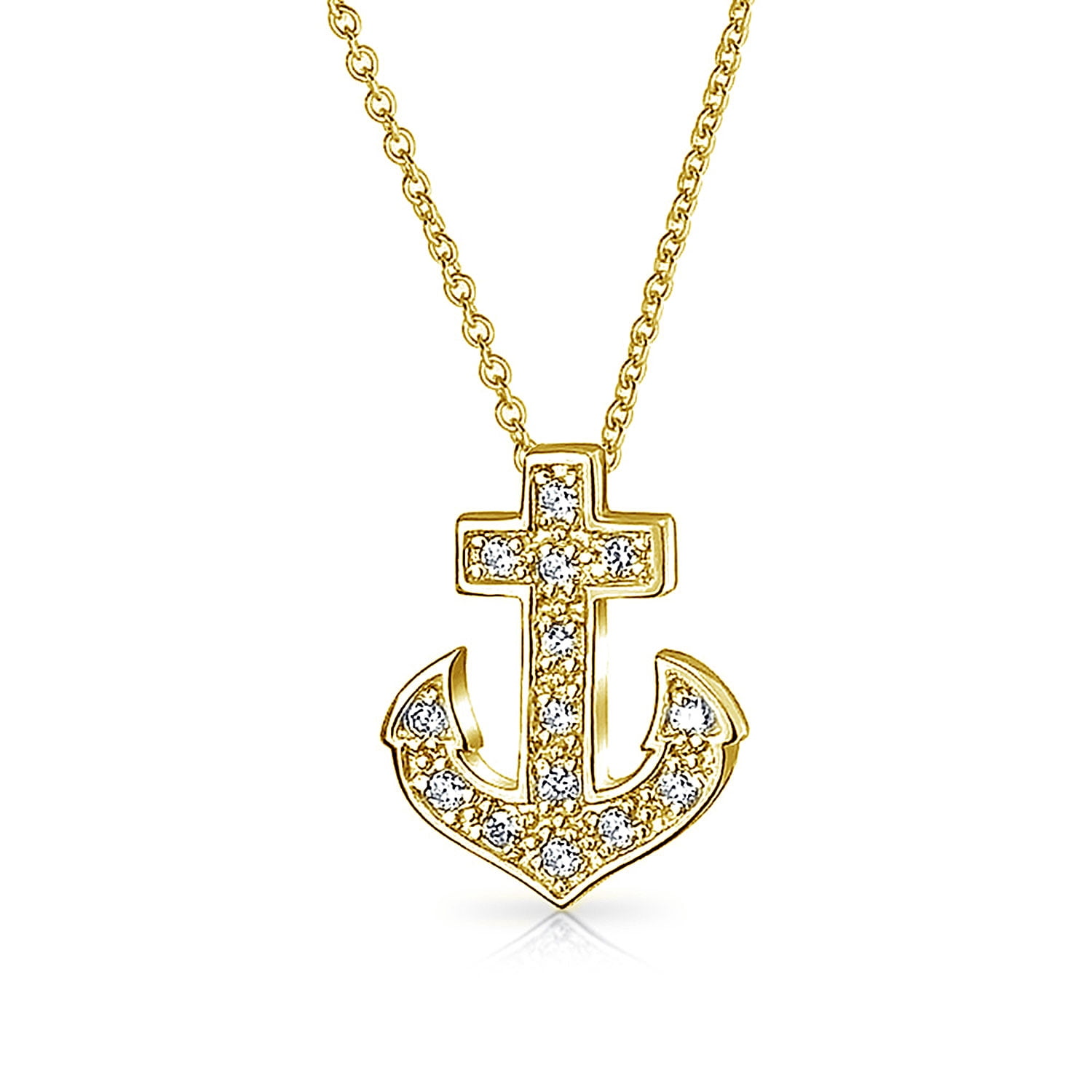 Bling Jewelry Nautical Pave Cubic Zirconia CZ Boat