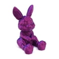 thumbnail image 3 of SIYTUAU Purple Printed Easter Bunny Toy With Movable Parts For Decorative Display And Stress Relief Fidget Activity, 3 of 7