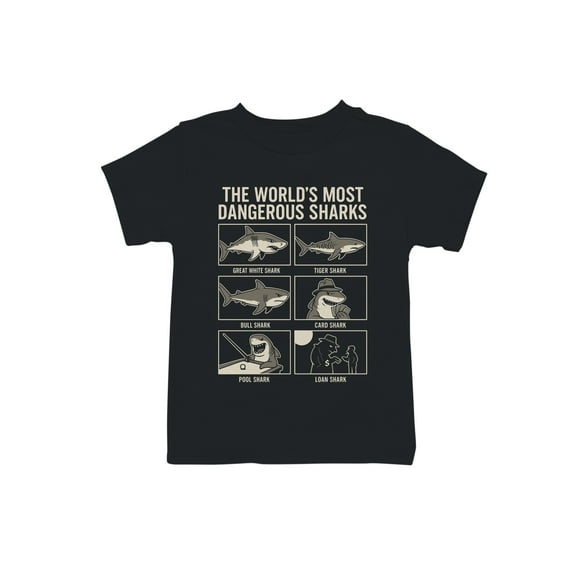 The World's Most Dangerous Sharks Youth's T-shirt