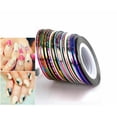thumbnail image 2 of 32Pcs Mixed Colors Rolls Striping Tape Line DIY Nail Art Tips Decoration Sticker, 2 of 3