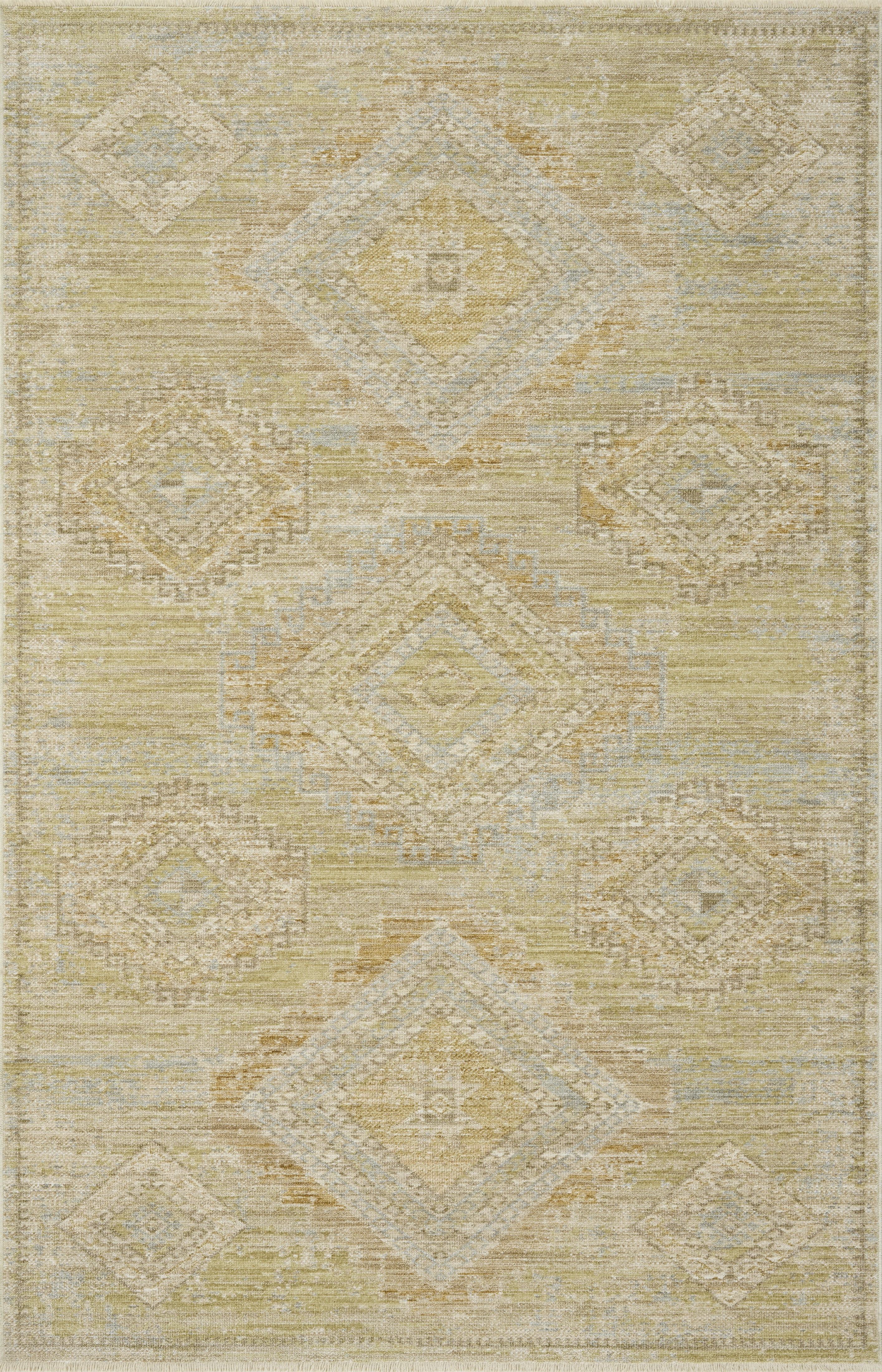 Loloi Elora Pistachio / Clay 18" x 18" Sample Area Rug