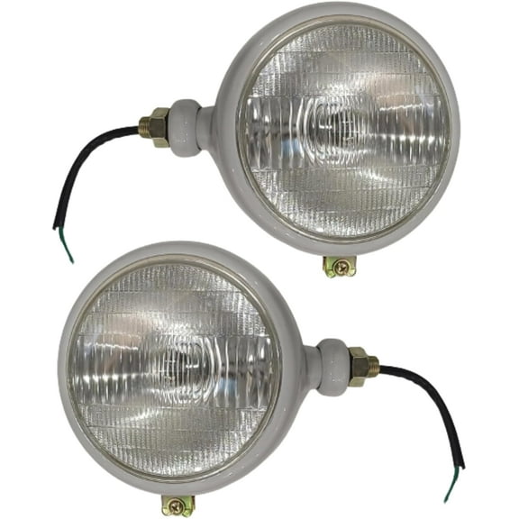 APSMOTIV Tractor Headlight 12V Compatible With New Holland Ford Tractor 2n 9n 8n Headlamp Assembly