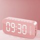 thumbnail image 3 of Altavoces Bluetooth Portátil Inalámbrico Exterior Estéreo Bajo Digital LED Reloj Despertador Snooze con USB para Dormitorio, Despertadores para Oficin Rosa Baoblaze Relojes de alarma, 3 of 8