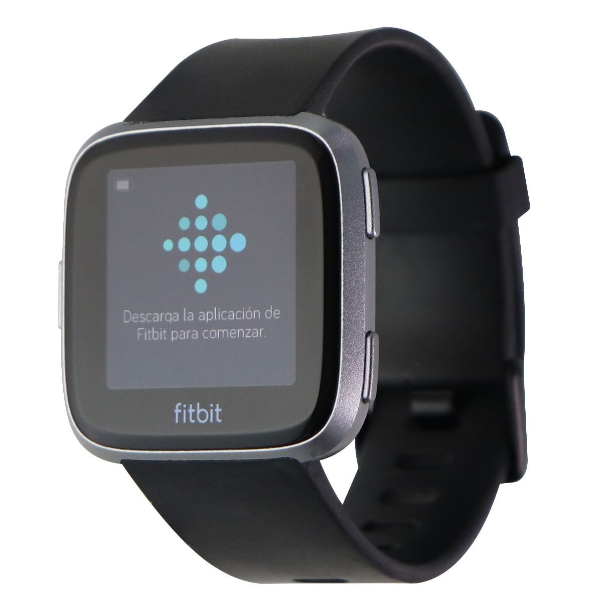 Fitbit Versa Special Edition Smart Watch - Charcoal Aluminum/Black Band ...